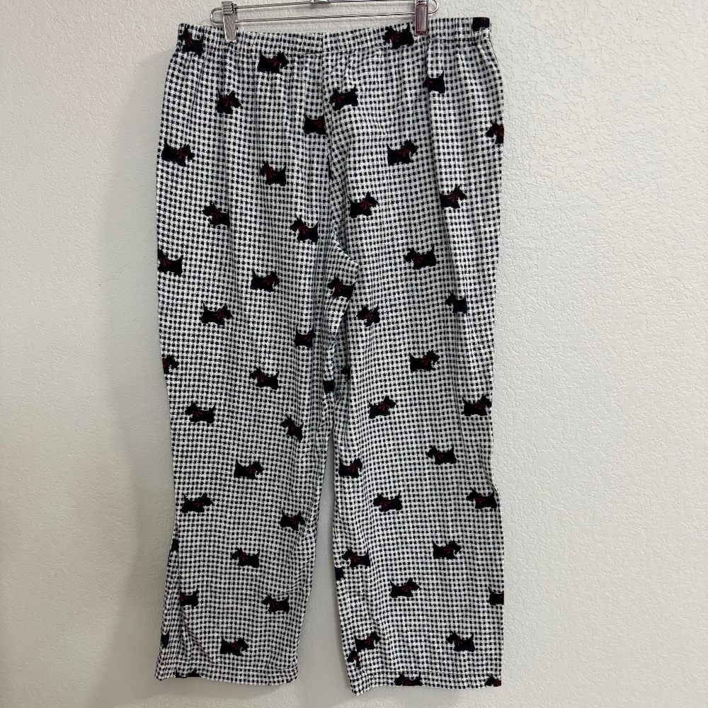 Cotton Scotty Dog Flannel Pajama Pants